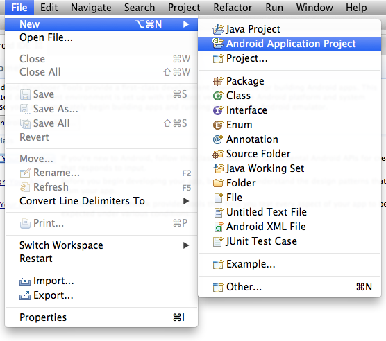 Creating a Basic Android App